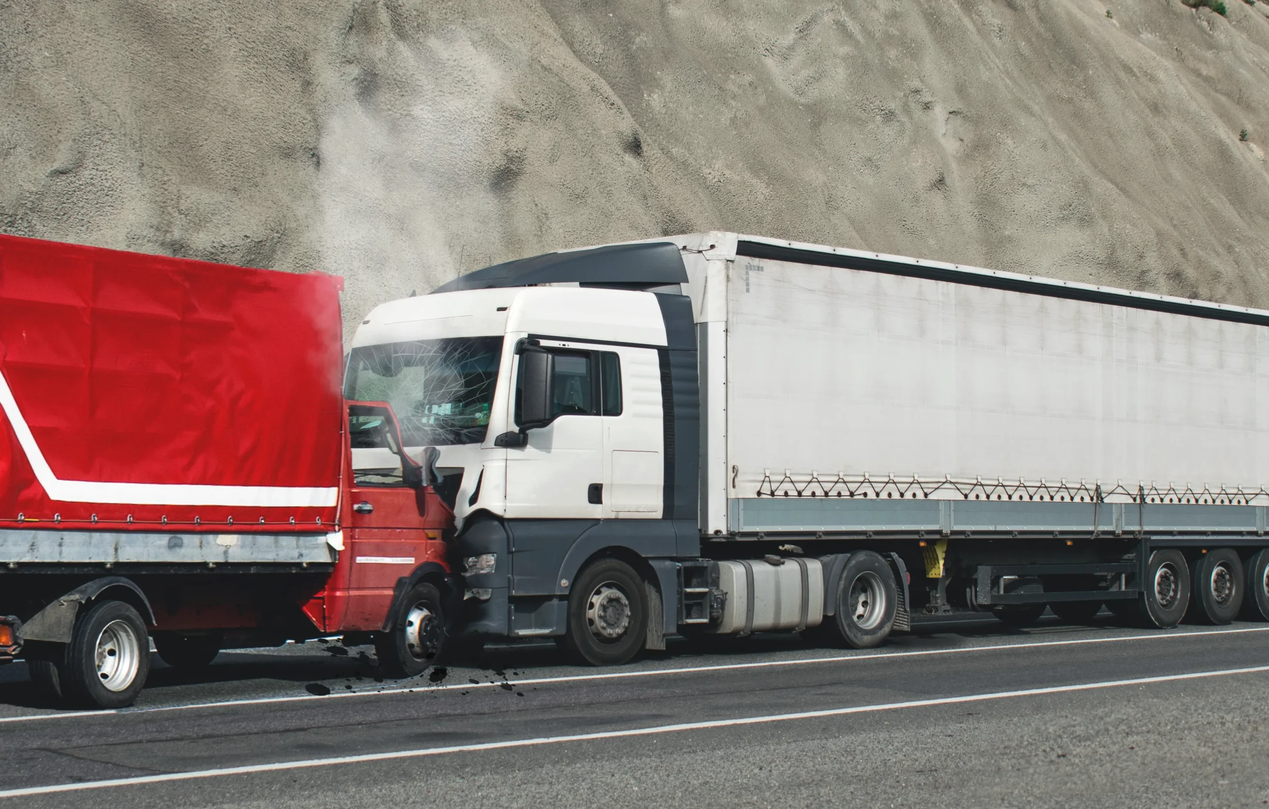 Sideswipe truck accidents