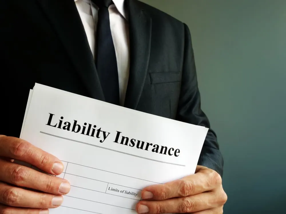 The manager holds the liability insurance policy.