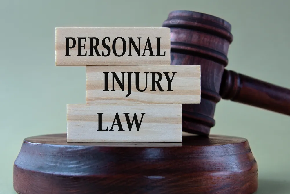 Personal Injury Law With Gavel