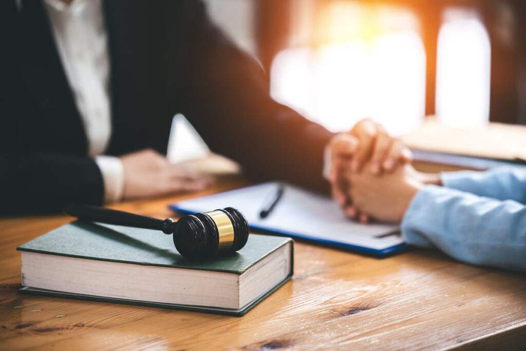 Attorney who provides consolation solutions to his clients. provide legal advice and a serious trusting commitment to issues, justice, and the notion of attorney.